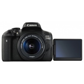 Canon EOS 750D (Black) Digital SLR Camera + KIT EF-M18-55mm f/3.5-5.6 IS STM